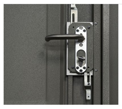 Garage Door Chrome Lever Handle without cover